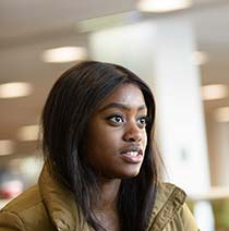Student in Onezone on Frenchay Campus