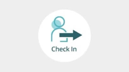 The MyAttendance 'Check In' icon